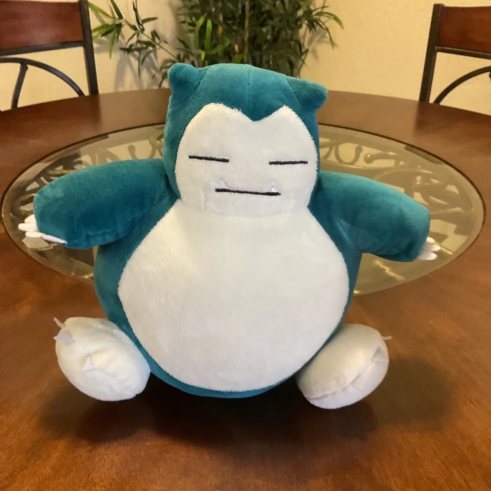 POKEMON PLUSH TOY  SNORLAX  FLUFFY DOLL OFFICIAL POKEMON MERCHANDISE CUTE DISPLA